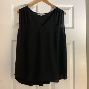 Black flowy blouse